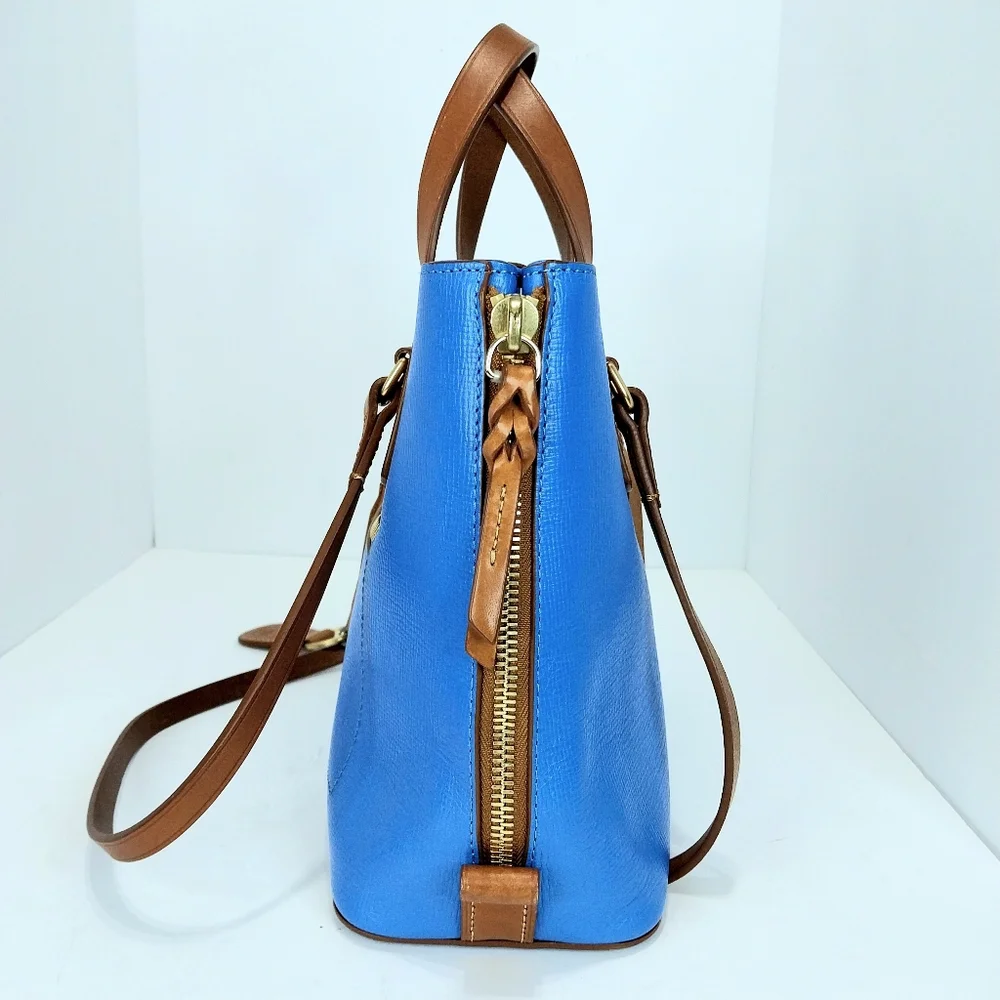 Dooney &‎ Bourke Side Zip Leather Tote Shoulder Bag